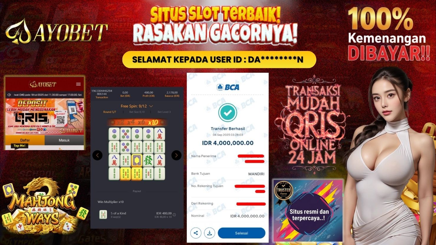 AYOBET JACKPOT SLOT MAHJONG WAYS